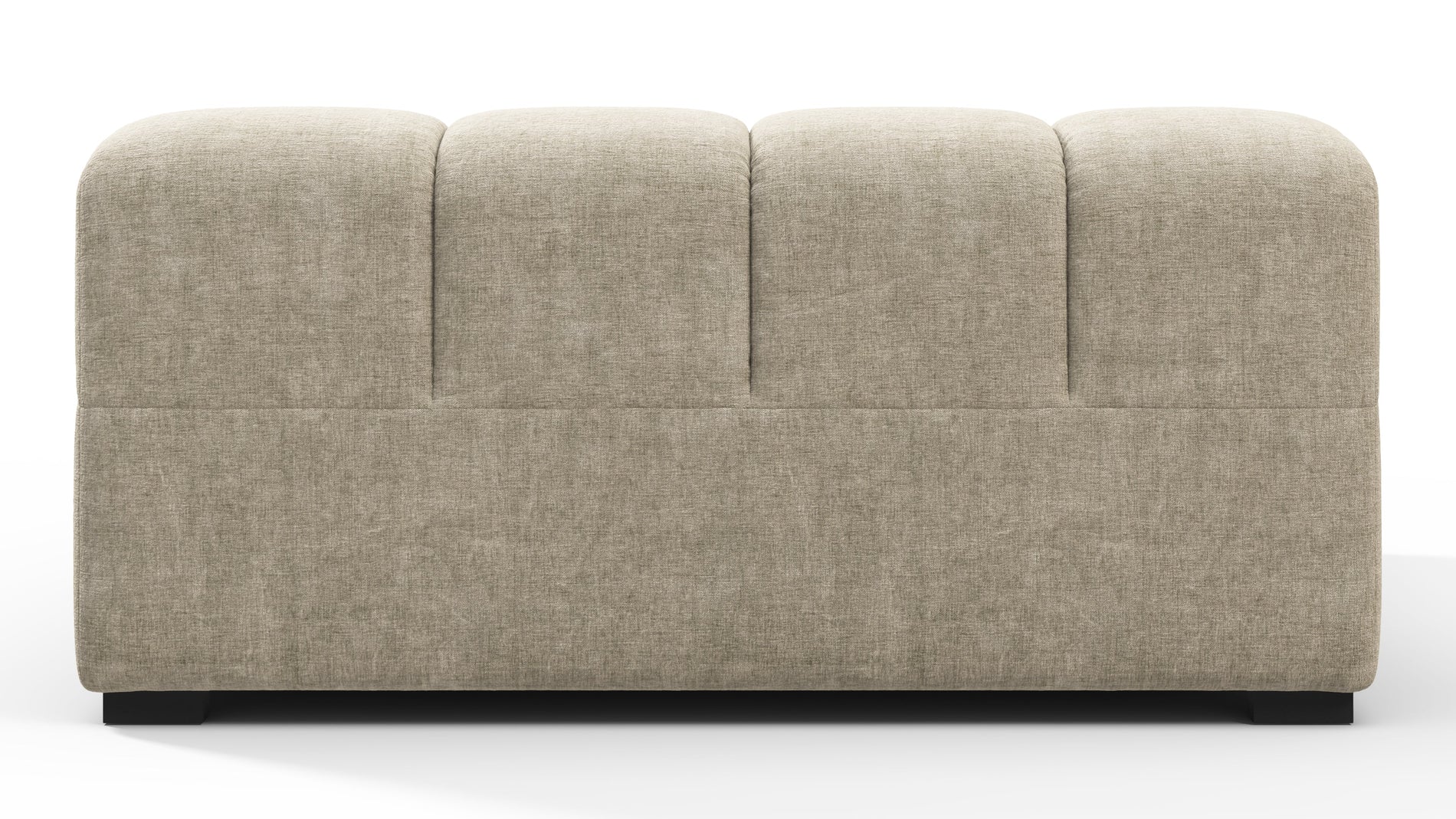TuftyBeige Gray Chenille