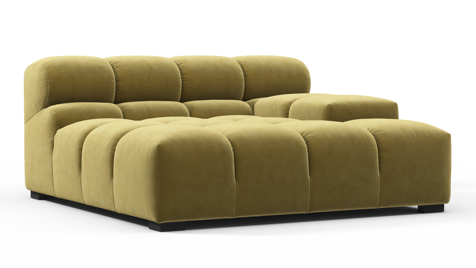 TuftyOlive Gold Velvet