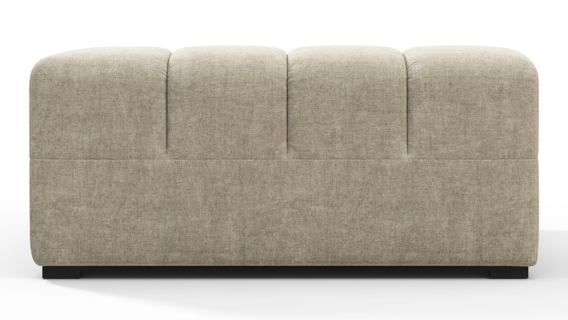 TuftyBeige Gray Chenille