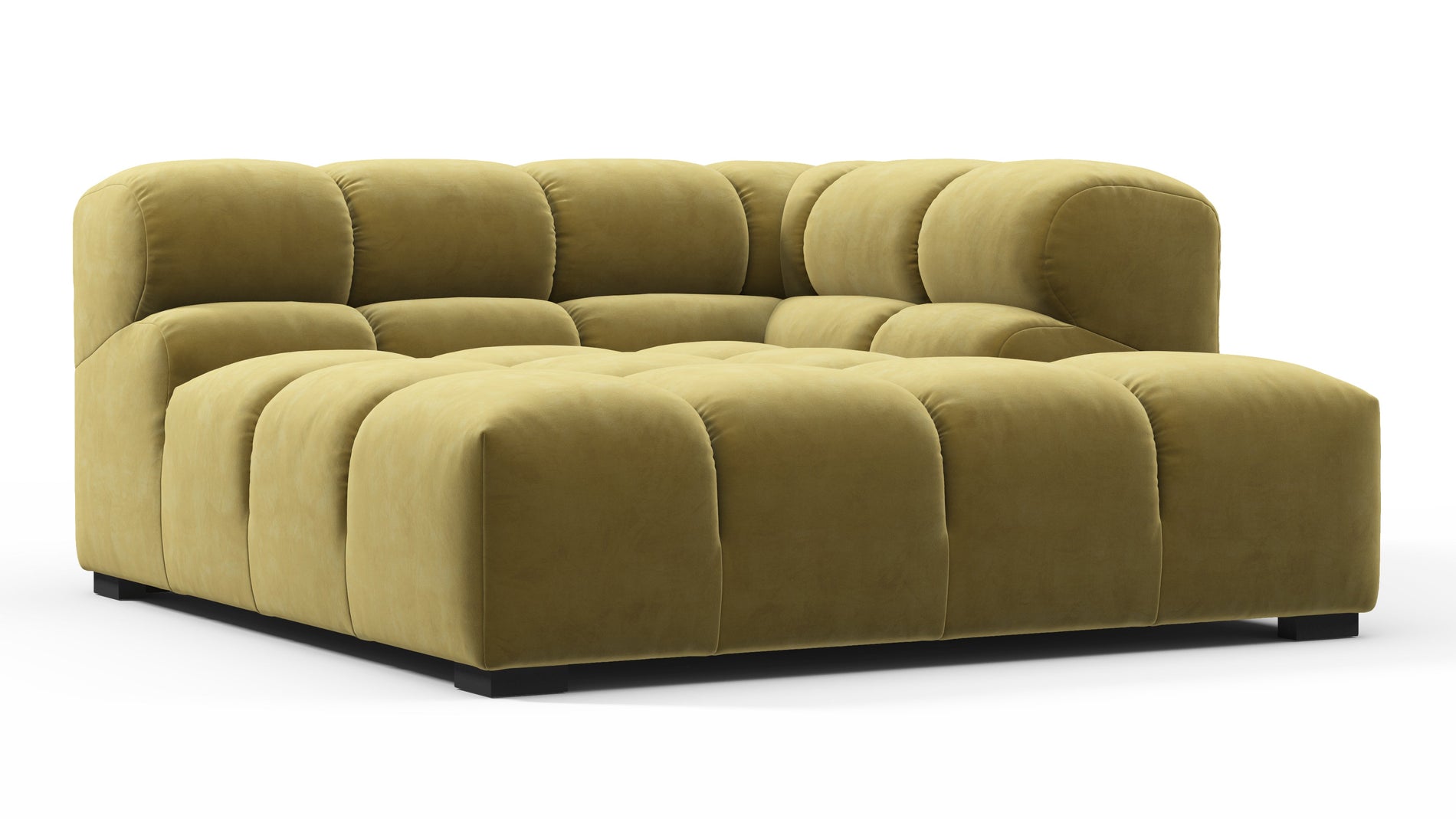 TuftyOlive Gold Velvet