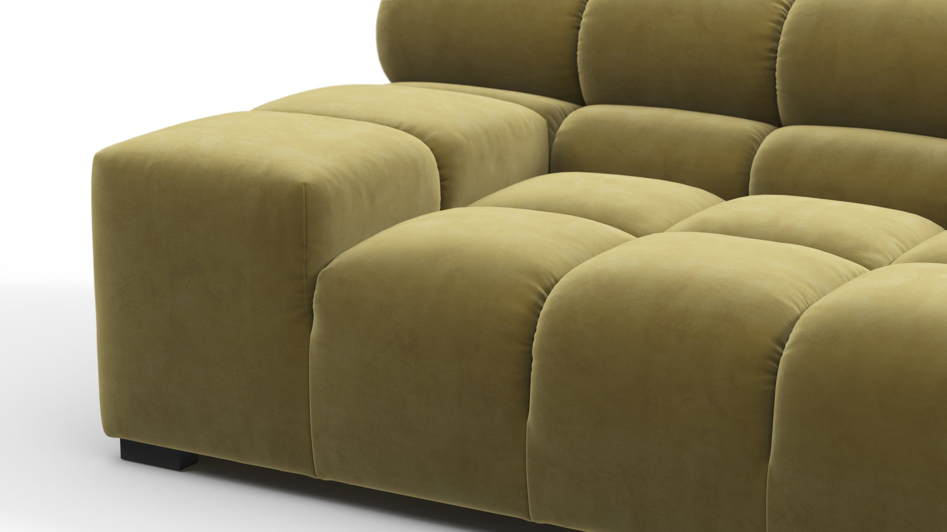 TuftyOlive Gold Velvet