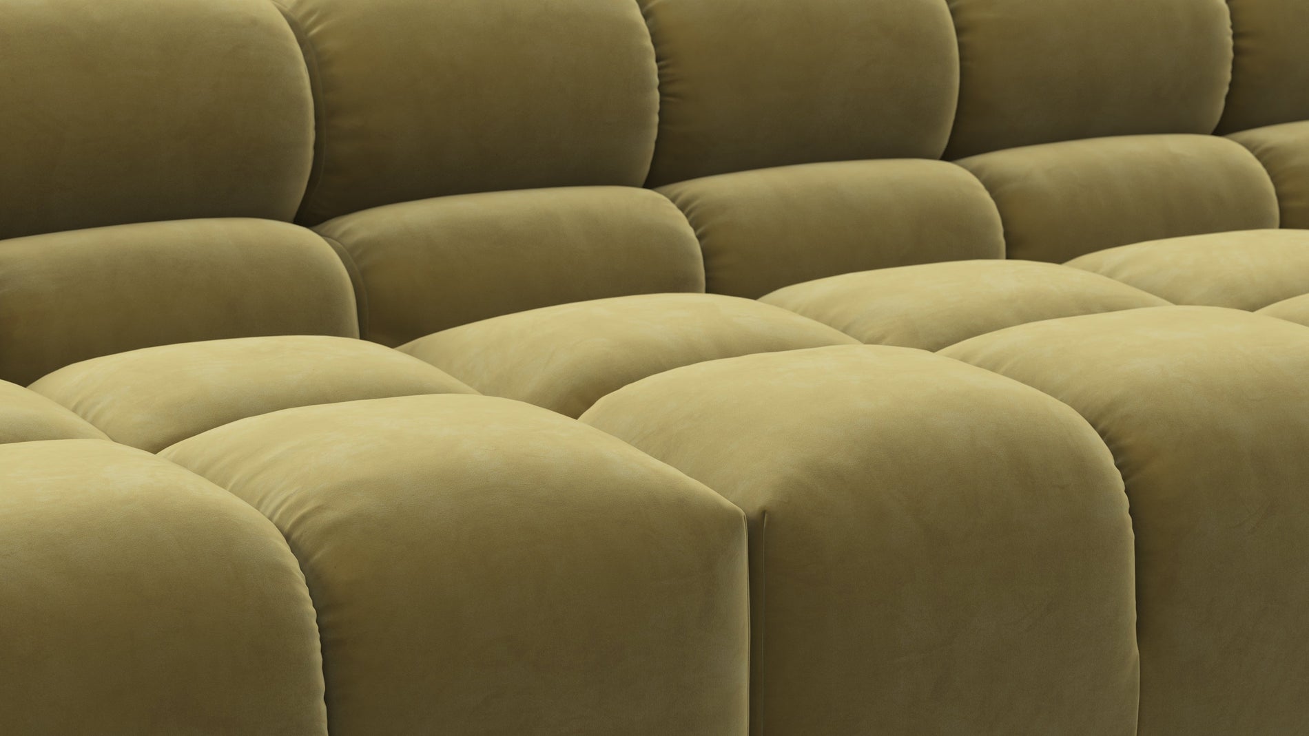 TuftyOlive Gold Velvet