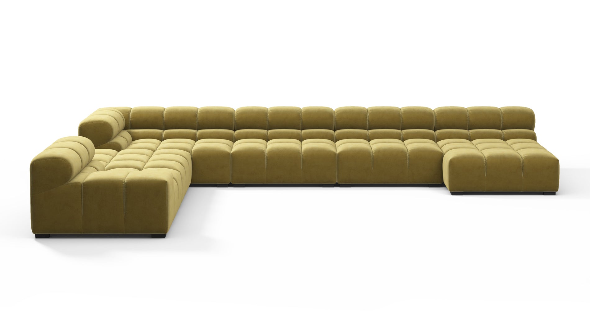 TuftyOlive Gold Velvet