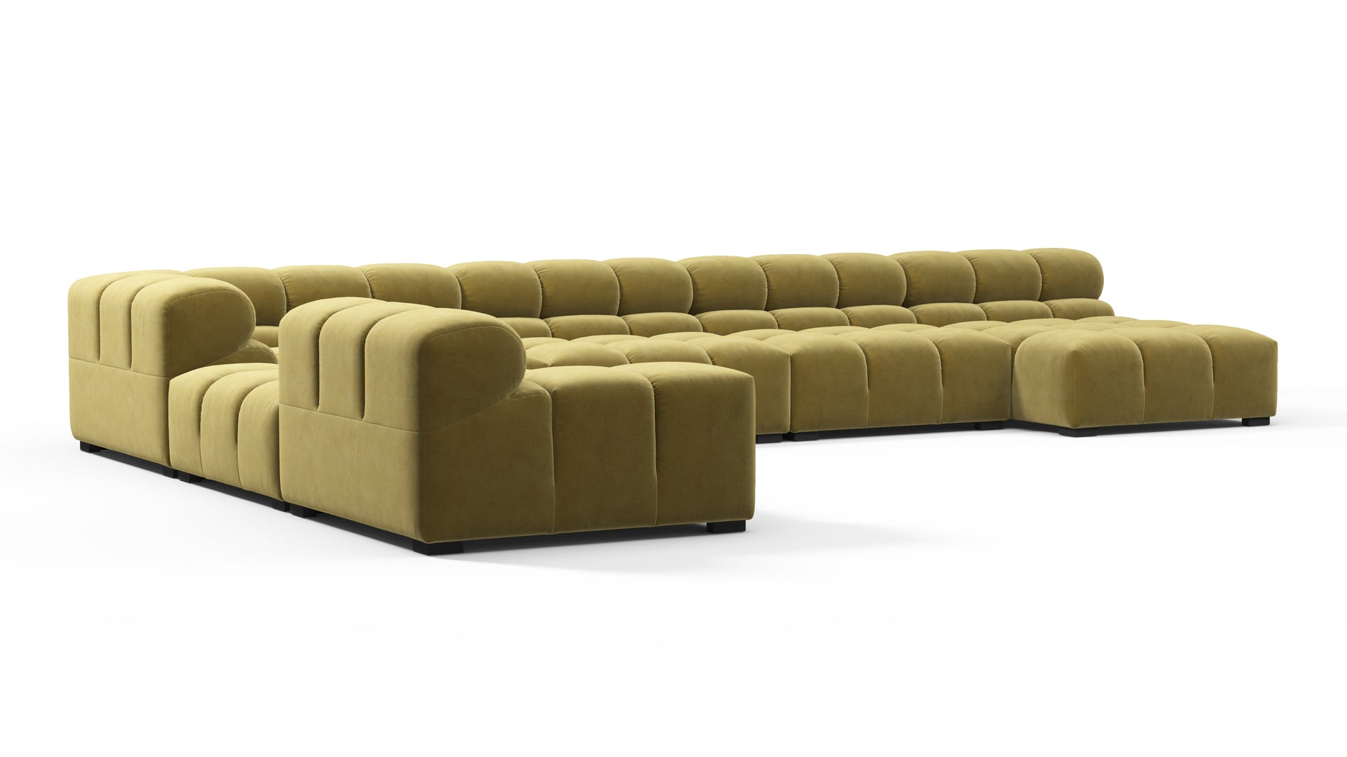 TuftyOlive Gold Velvet