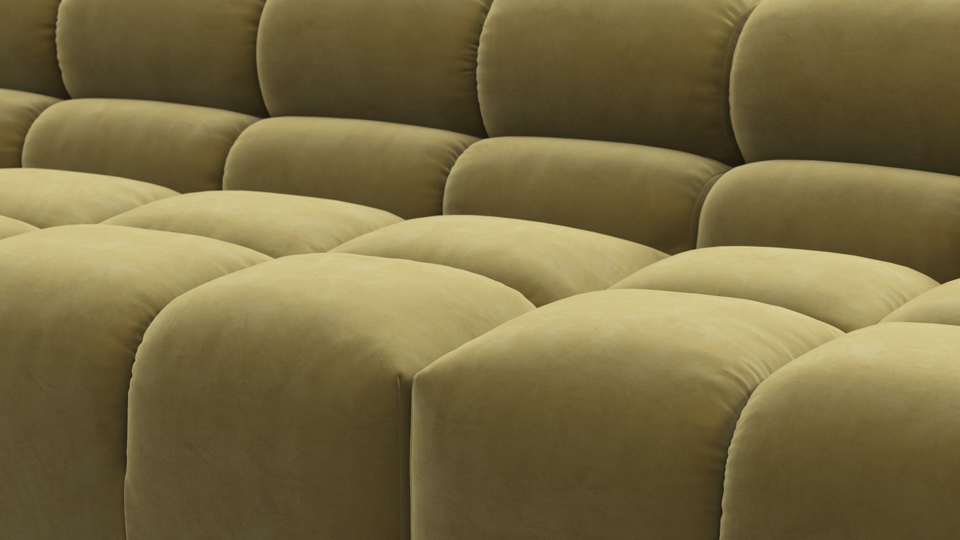 TuftyOlive Gold Velvet