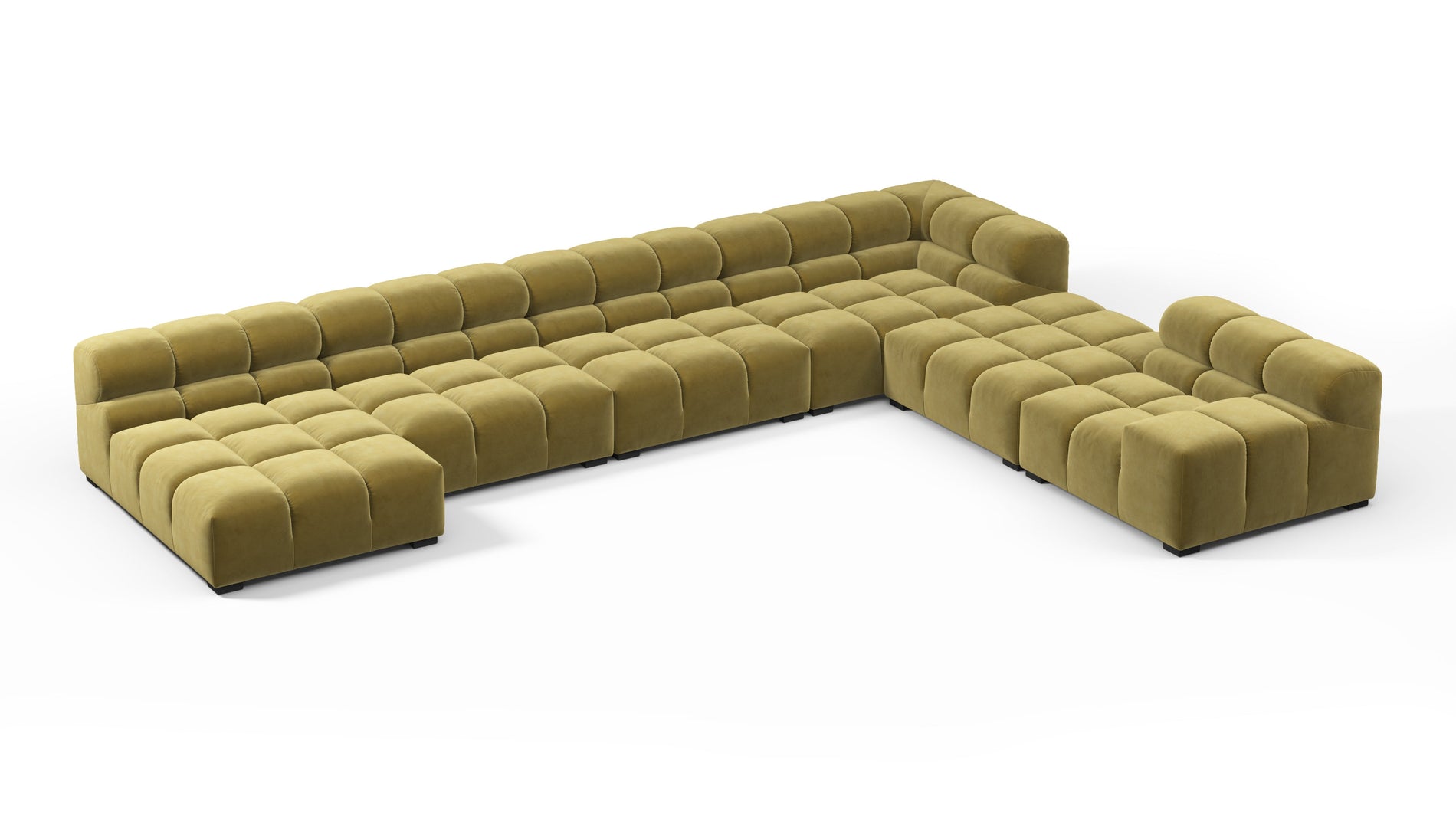 TuftyOlive Gold Velvet