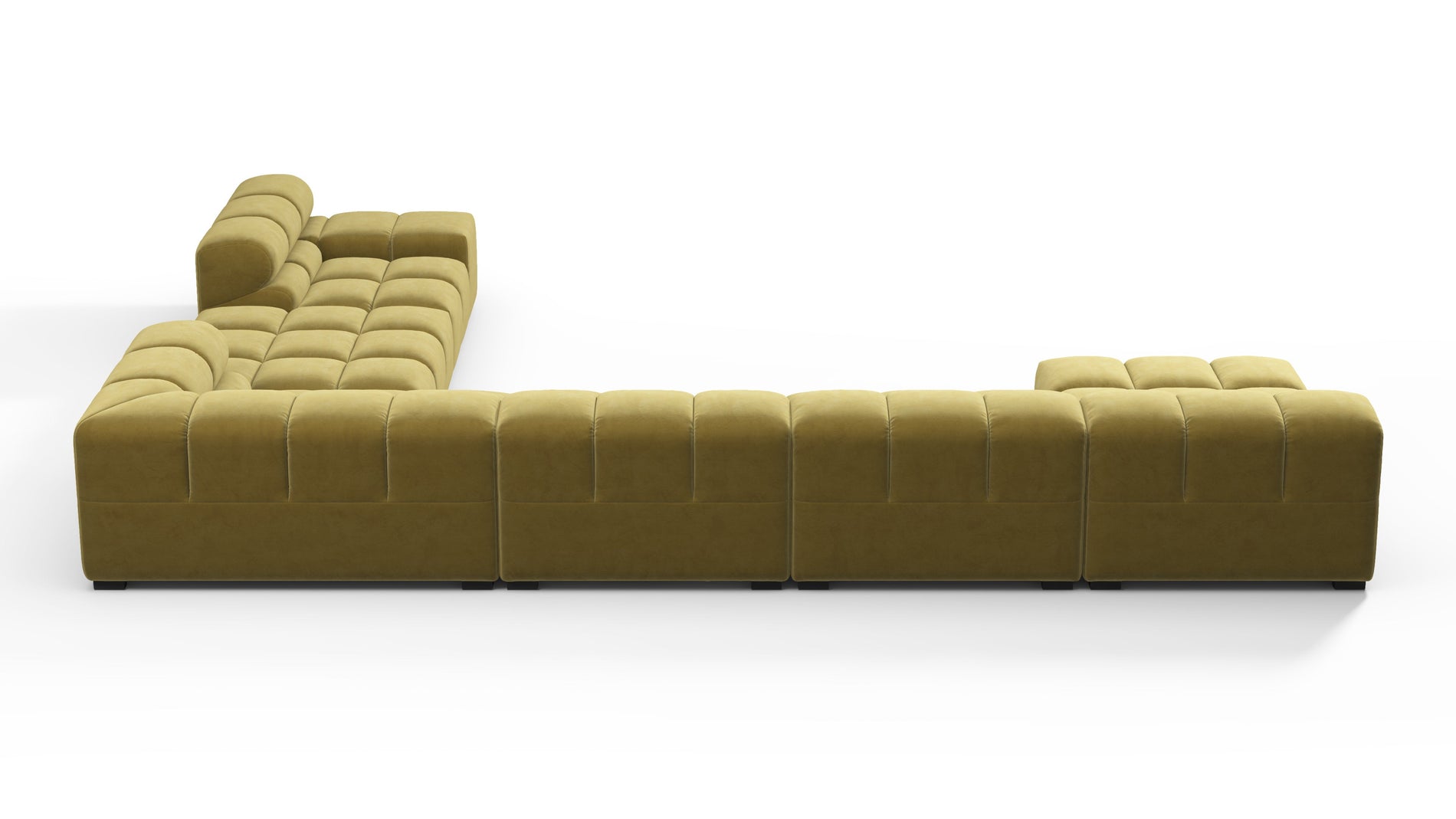 TuftyOlive Gold Velvet