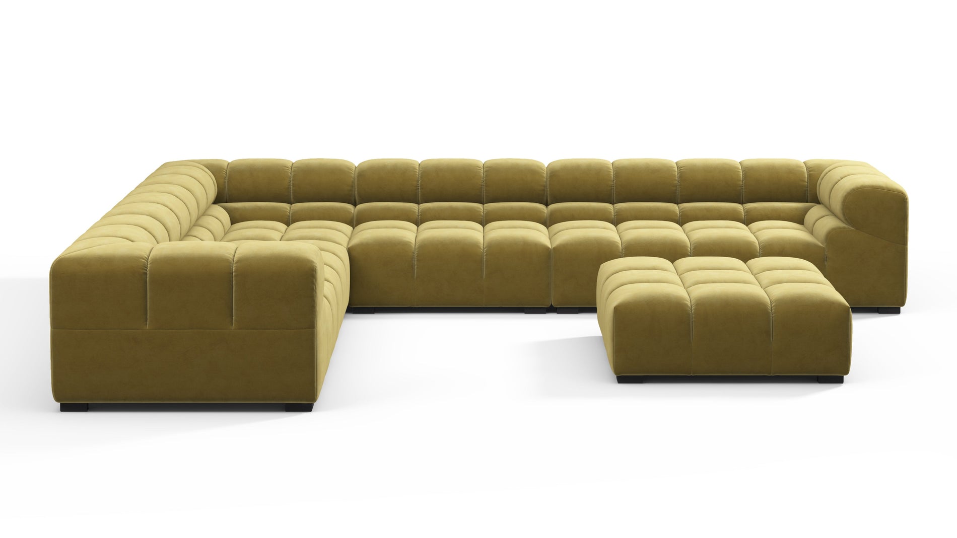 TuftyOlive Gold Velvet
