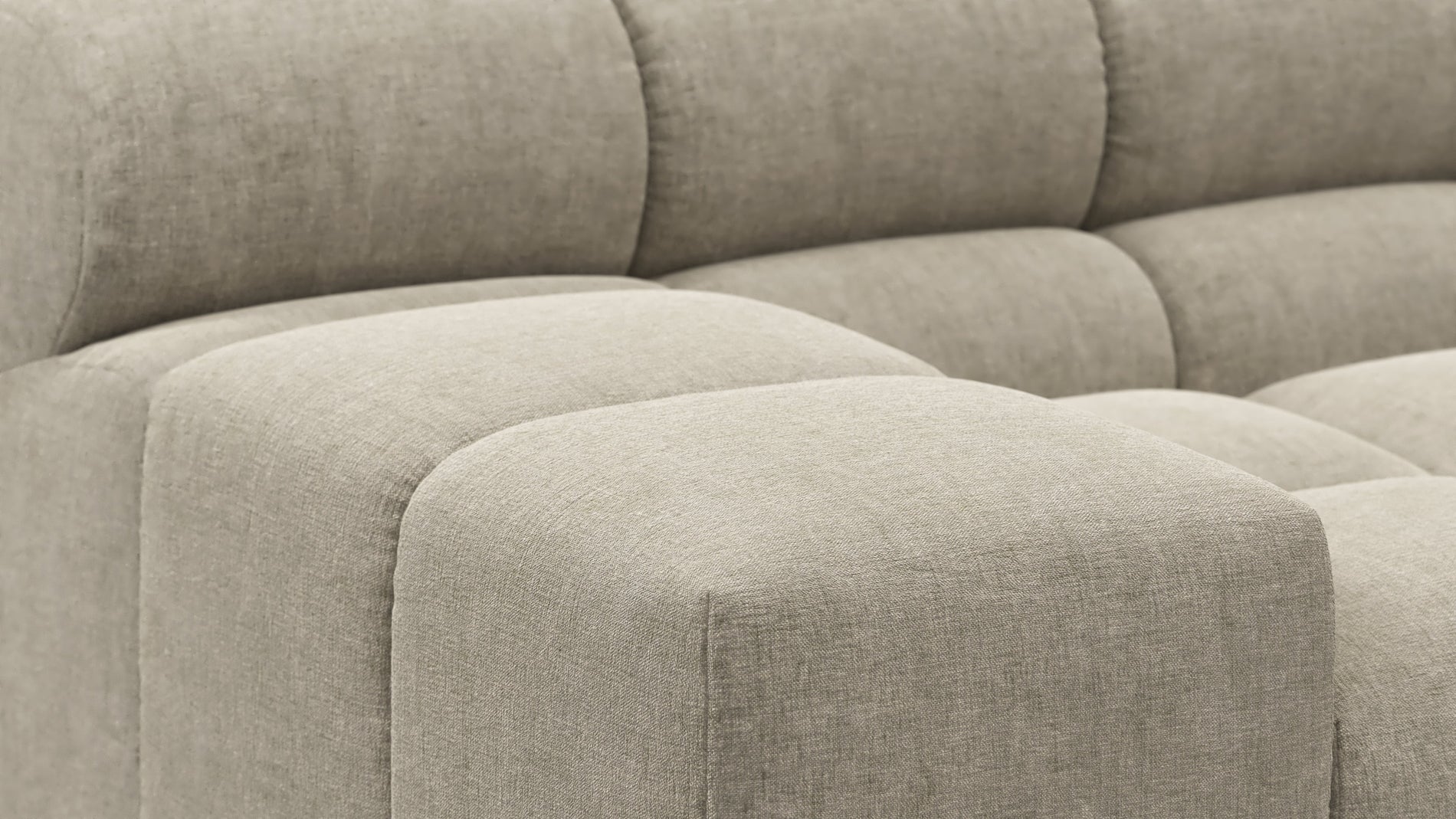 TuftyBeige Grey Chenille