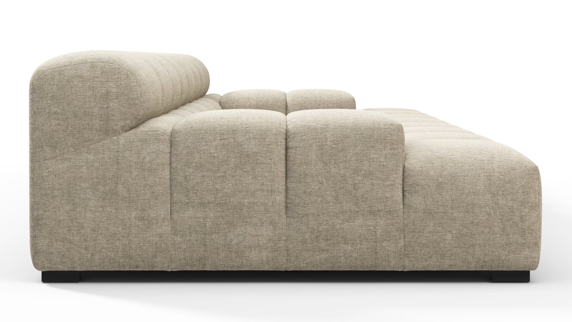 TuftyBeige Grey Chenille