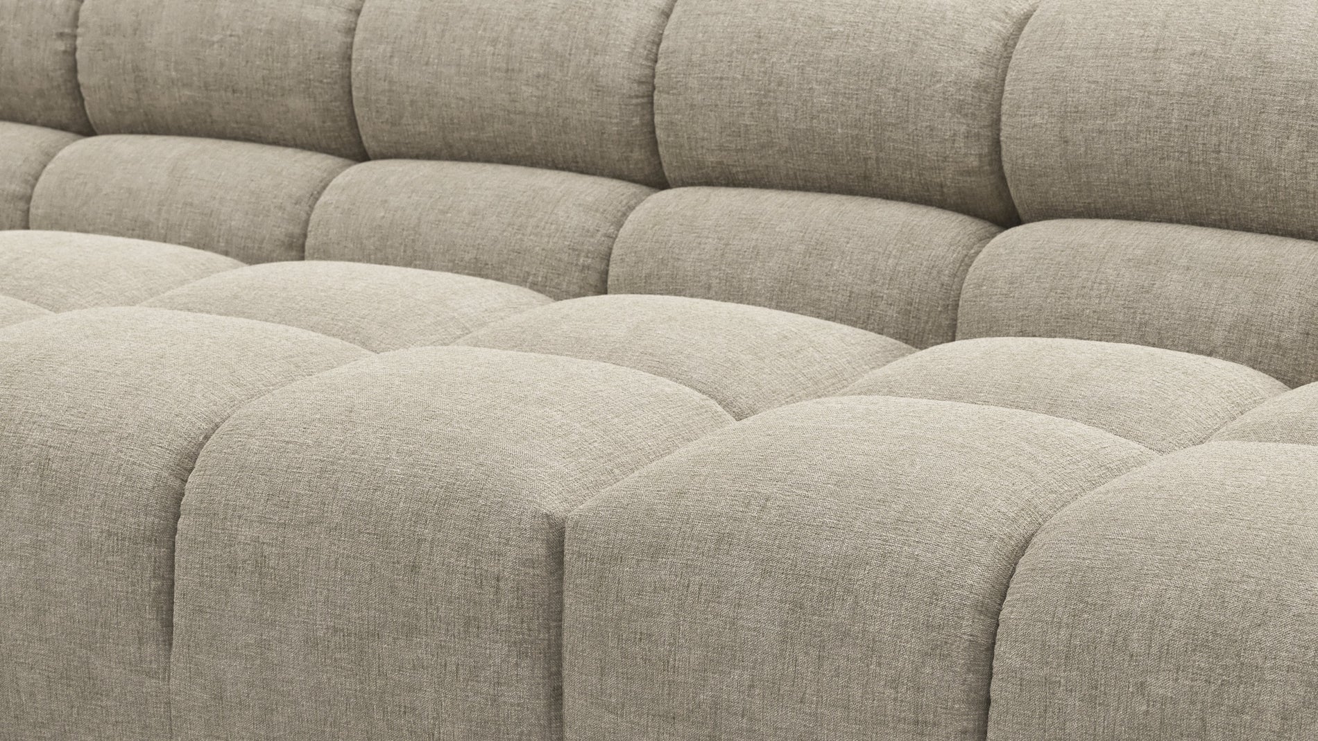 TuftyBeige Gray Chenille