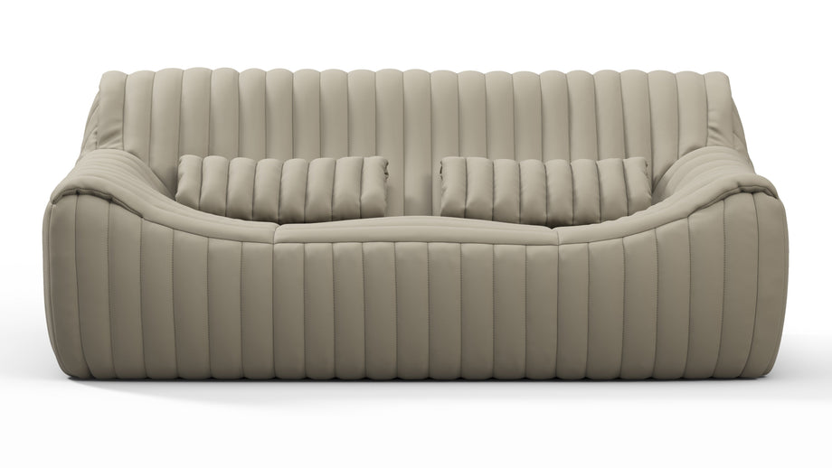 SandraBeige Gray Vegan Leather