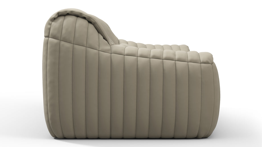 SandraBeige Gray Vegan Leather
