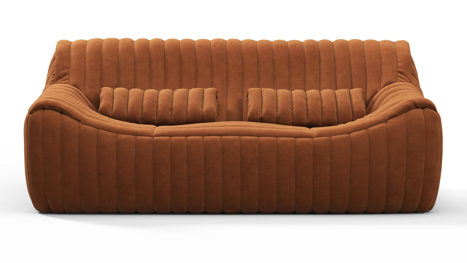 SandraBurnt Orange Vegan Suede