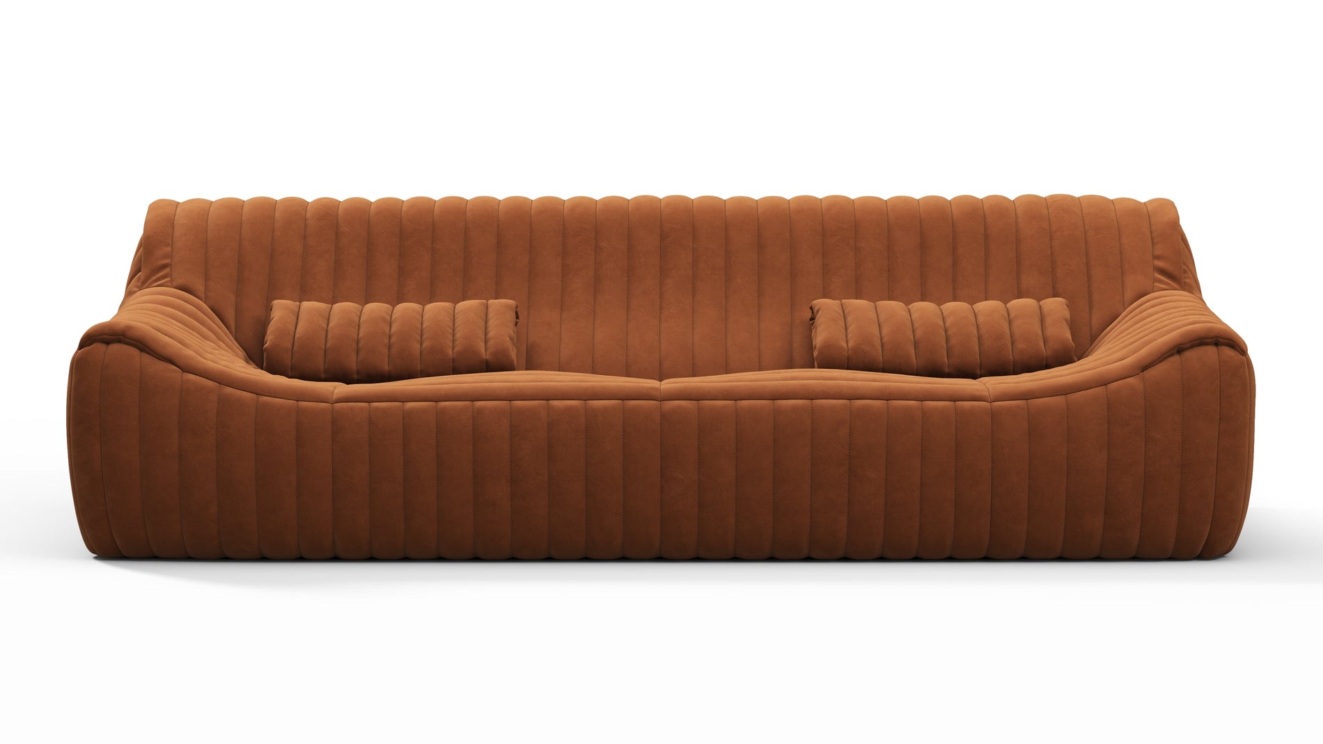 SandraVerbrannte orange vegane Wildleder