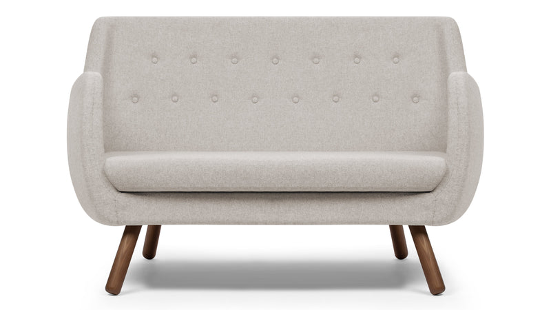 PoetPoet - Poet Sofa, Wheat Gray Cashmere Wool