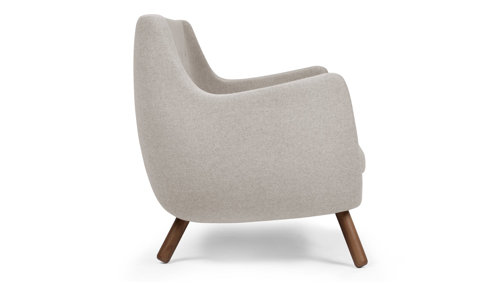 PoetPoet - Poet Sofa, Wheat Gray Cashmere Wool