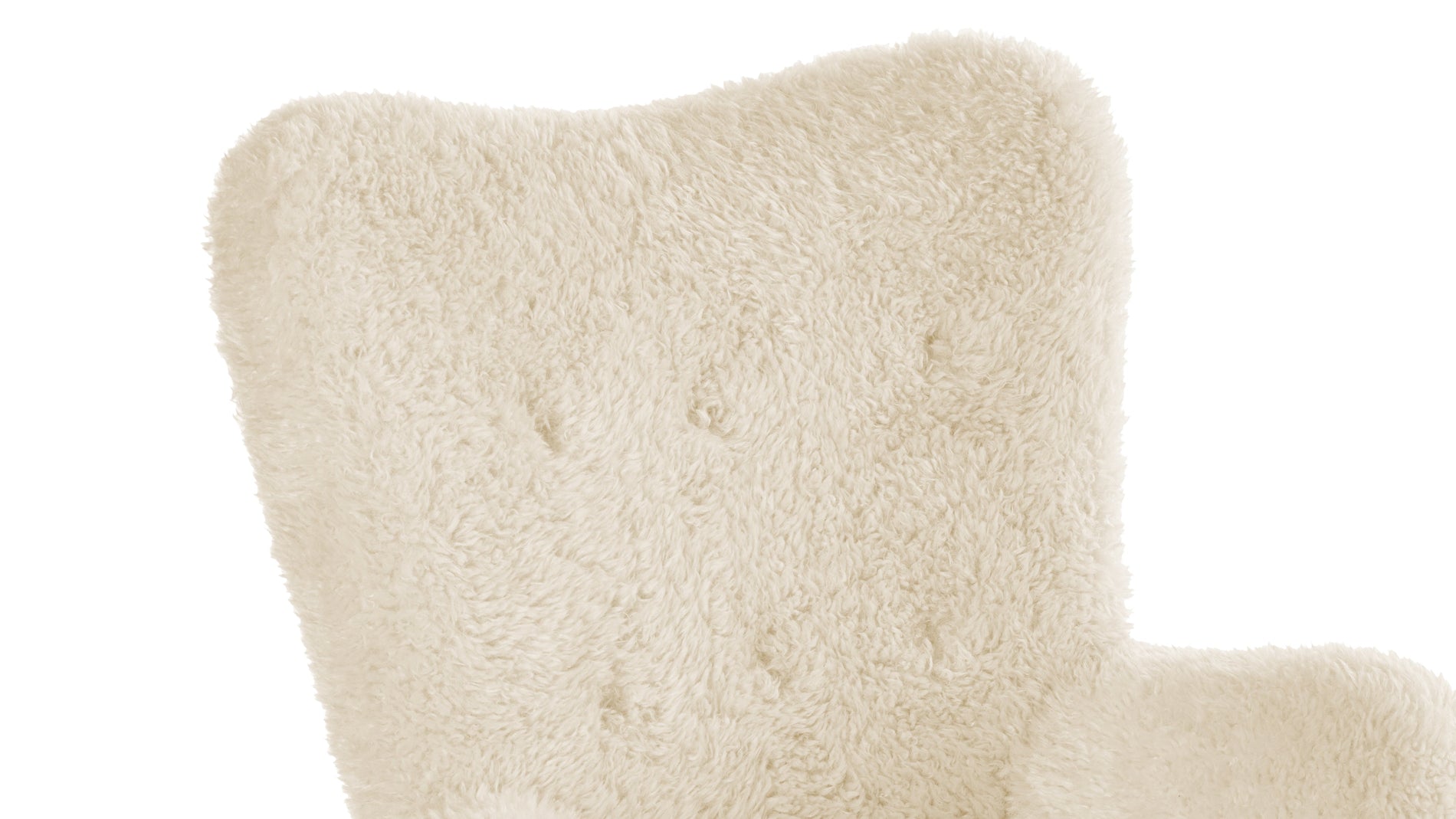 SilhouetteSilhouette - Silhouette -Sessel, weißes langes Haar Sherpa