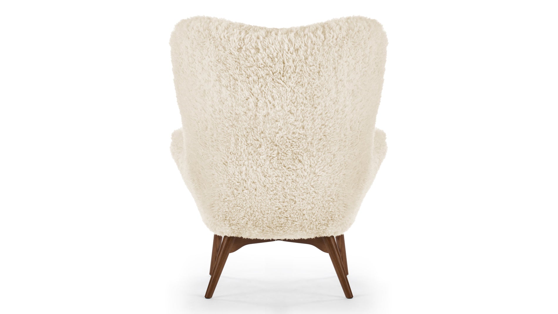 SilhouetteSilhouette - Silhouette -Sessel, weißes langes Haar Sherpa