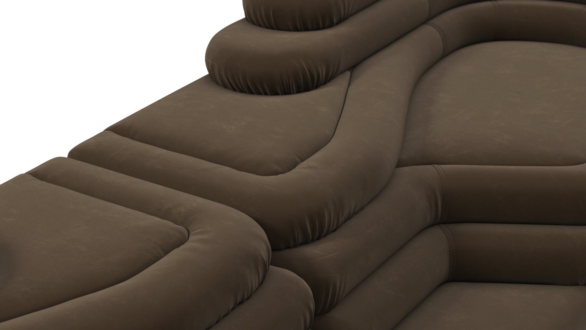 TerrazzaDistressed Brown Vegan Leather