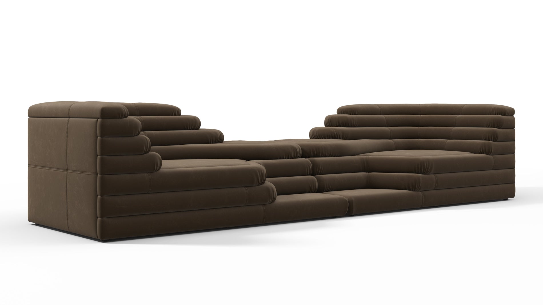 TerrazzaDistressed Brown Vegan Leather