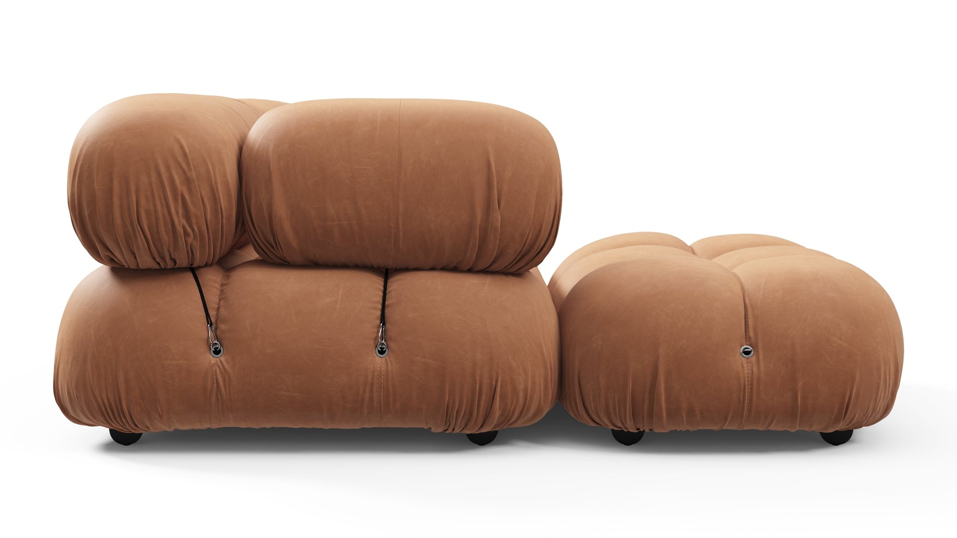 Bellini SectionalTan Vegan Leather