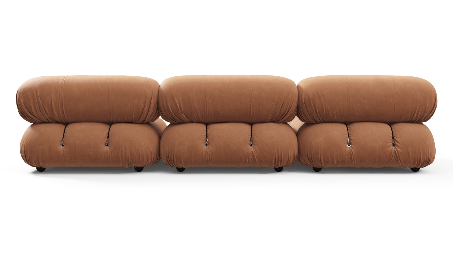 Bellini SectionalTan Vegan Leather