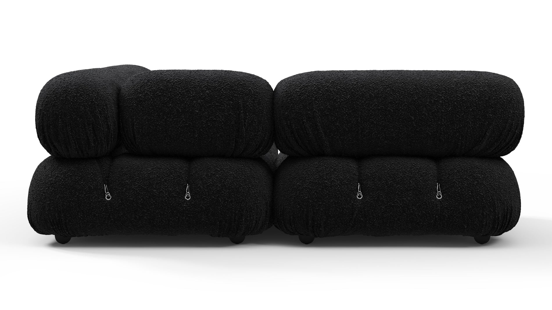 Bellini SectionalBlack Boucle
