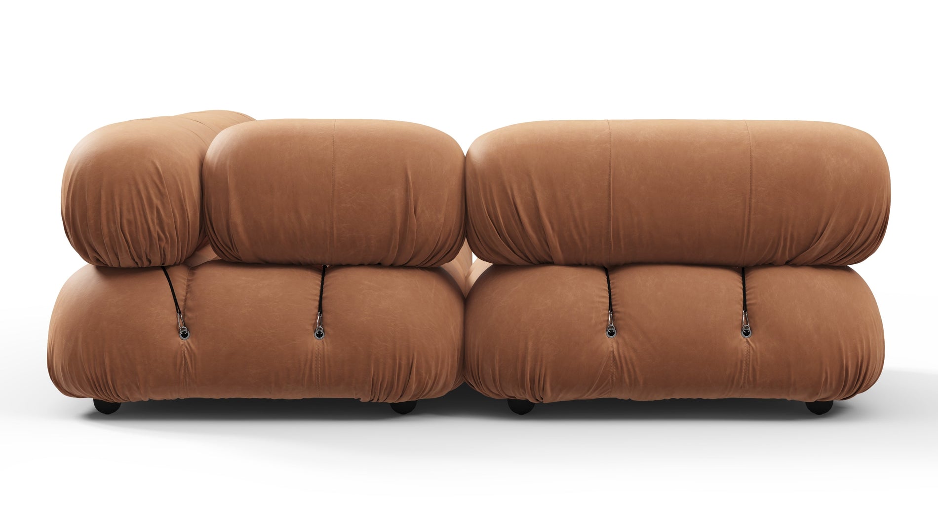 Bellini SectionalTan Vegan Leather