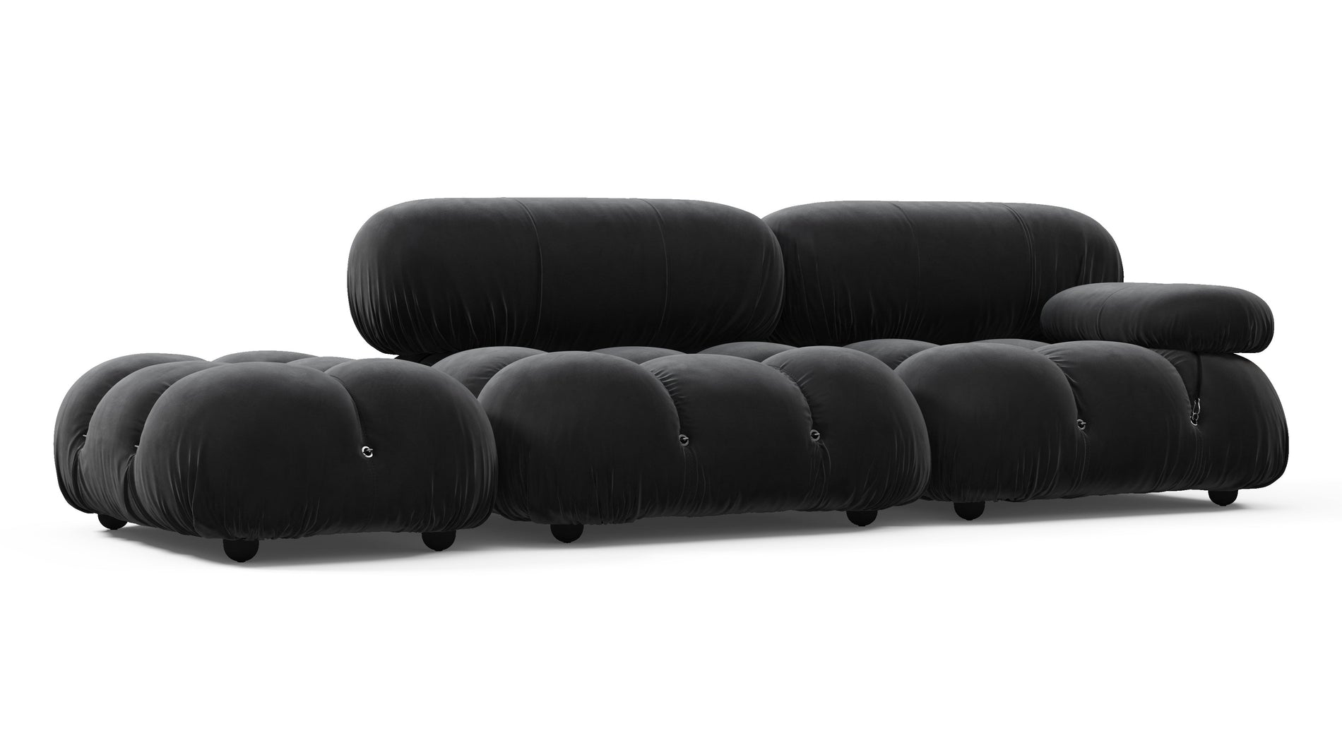 Bellini SofaBlack Velvet