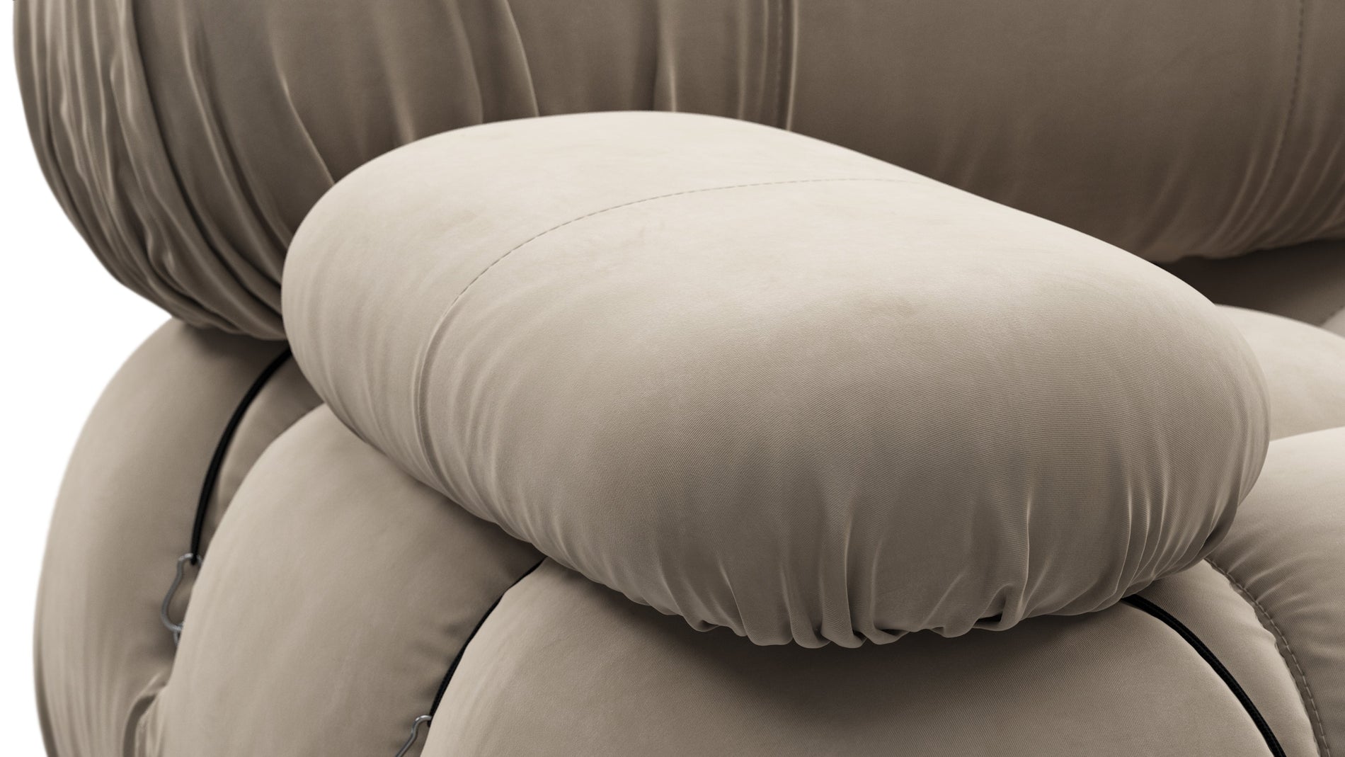 Bellini SofaGreige Velvet