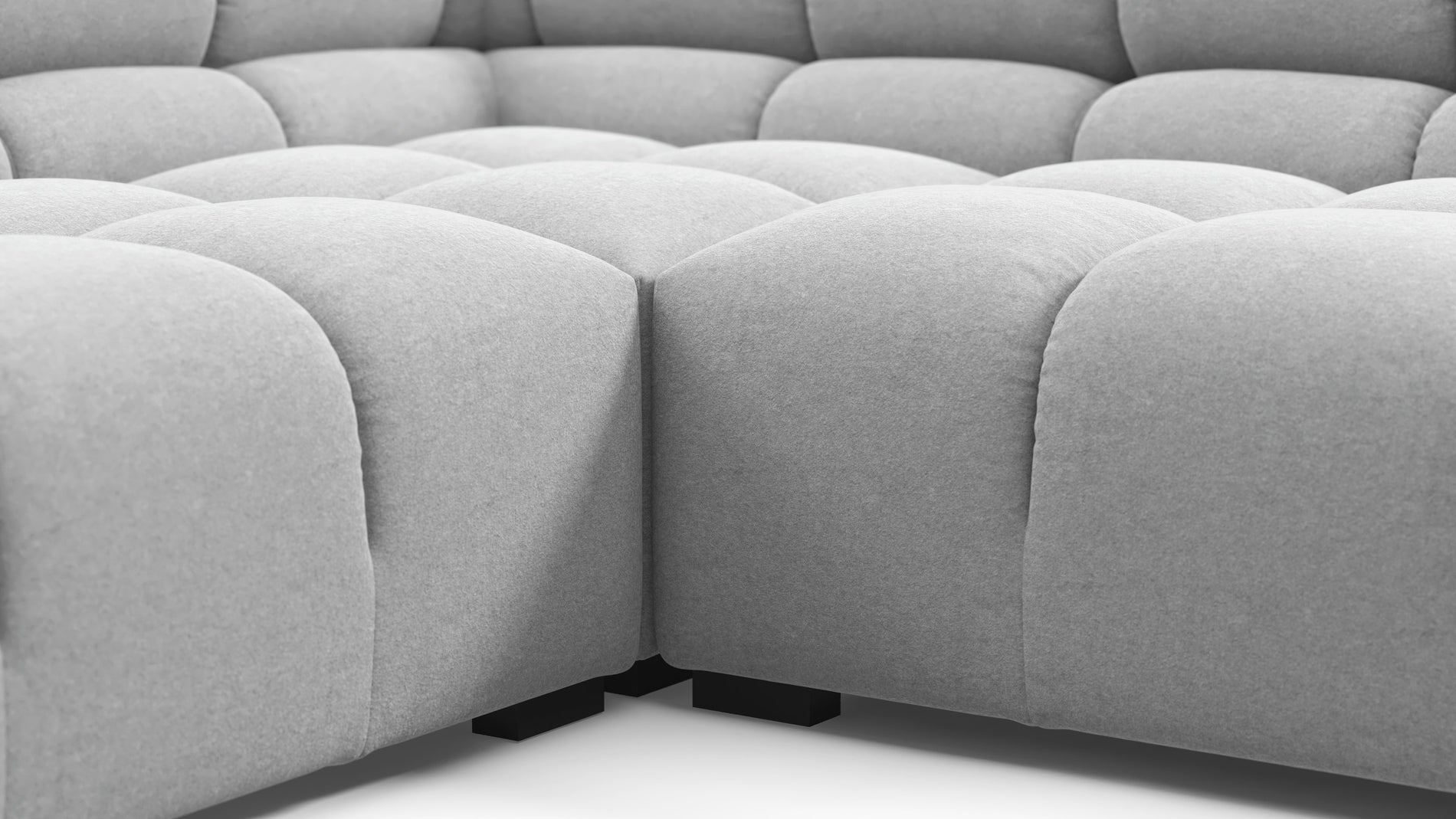 TuftyLight Gray Wool
