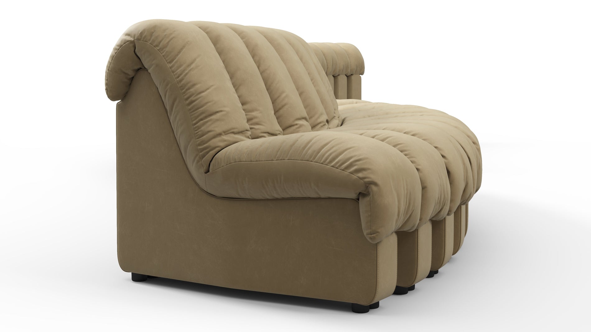 DS 600Beige Vegan Leather