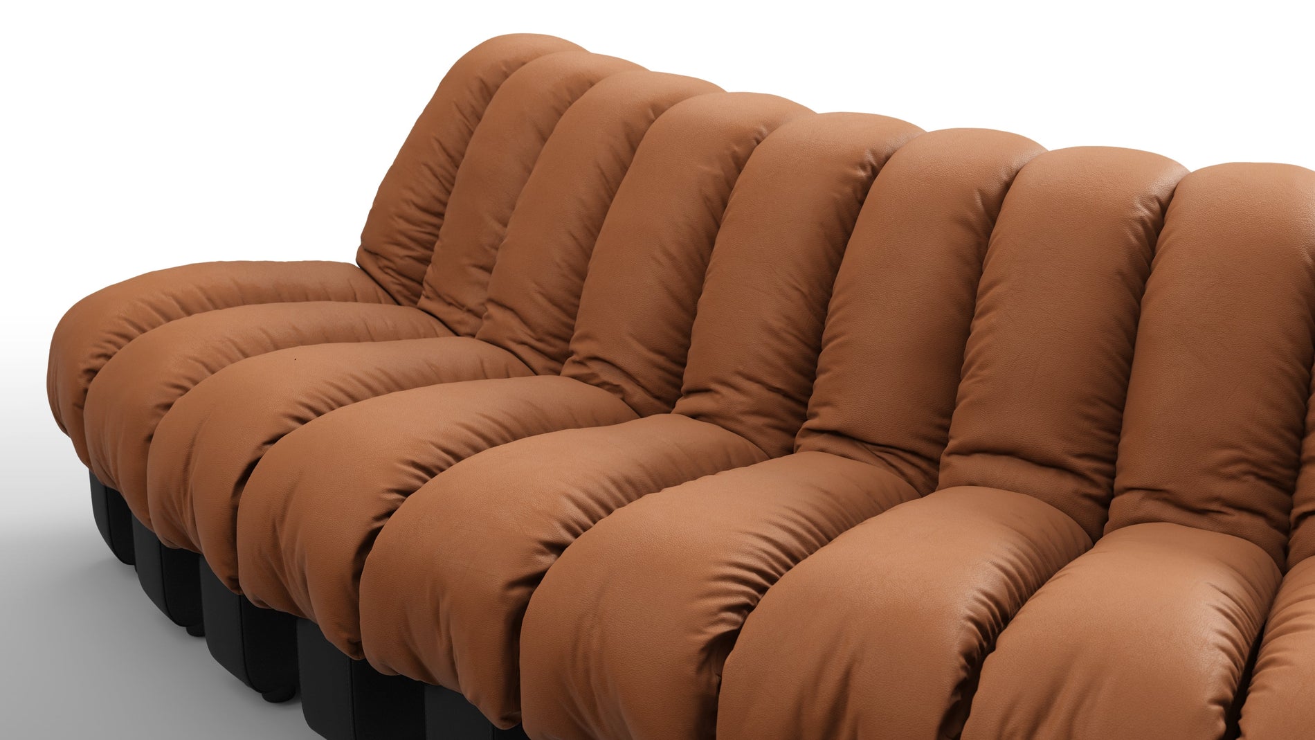 DS 600Vintage Tan and Black Vegan Leather