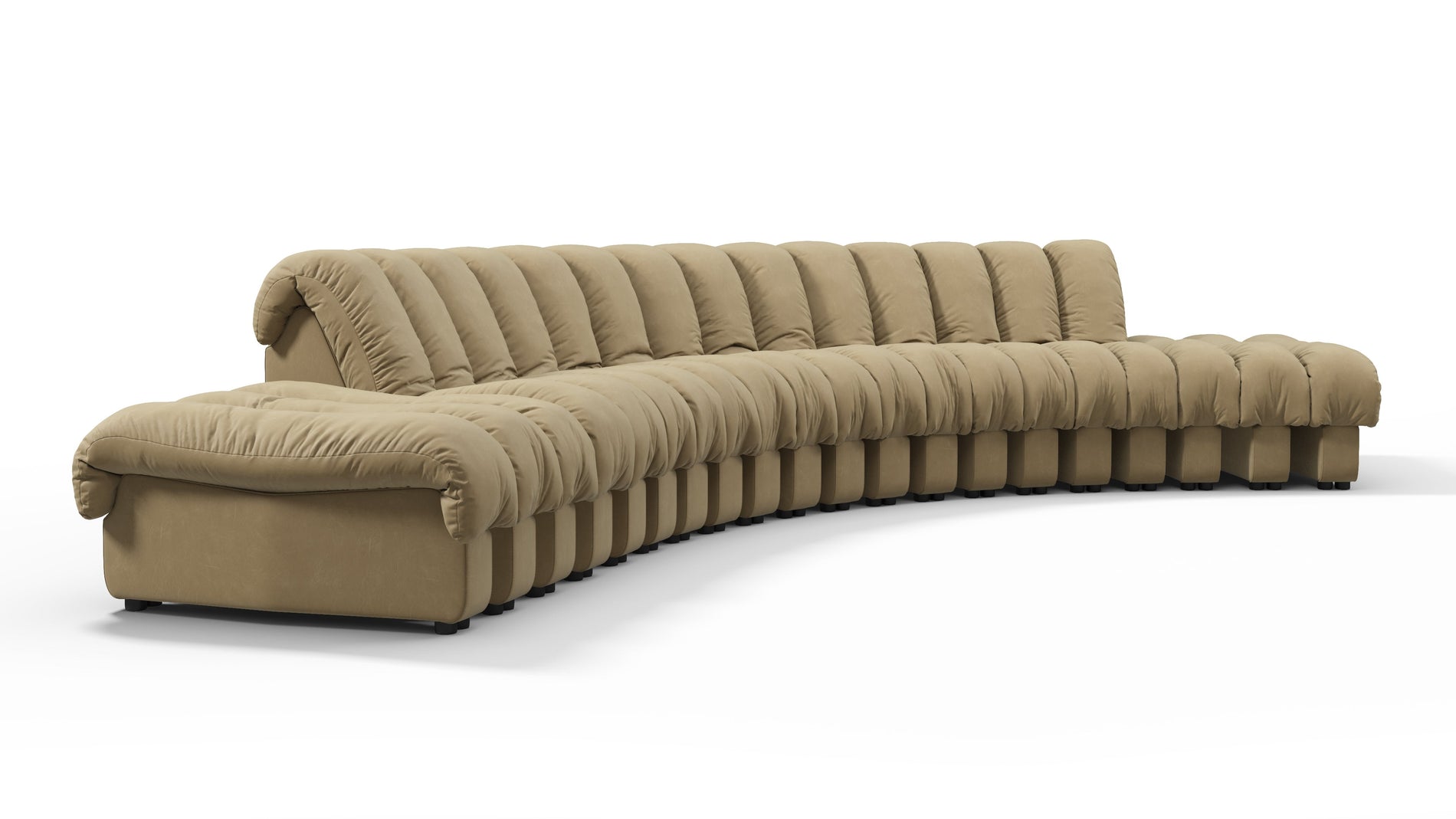 DS 600Beige Vegan Leather