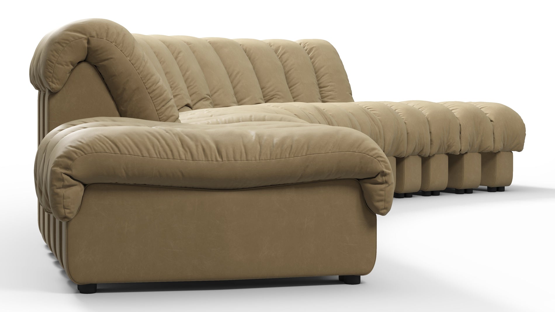 DS 600Beige Vegan Leather