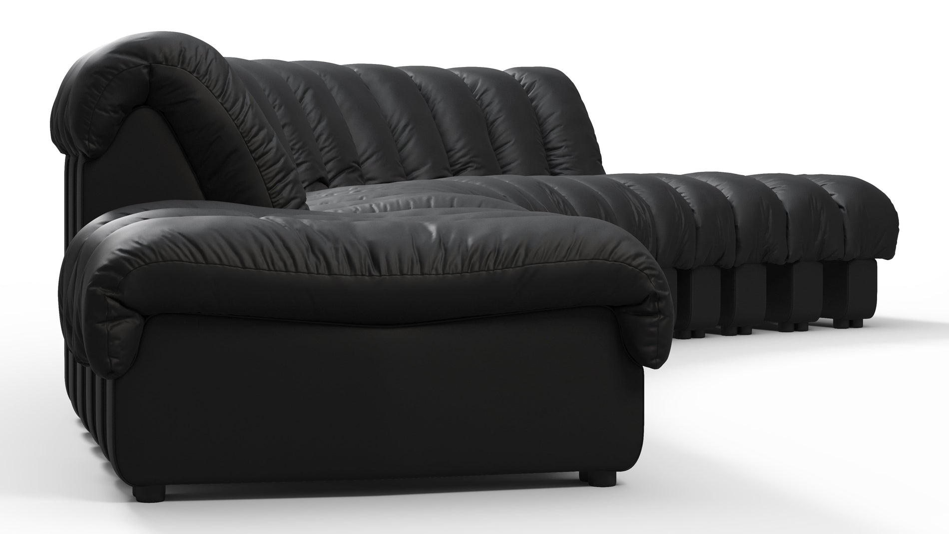 DS 600Black Vegan Leather