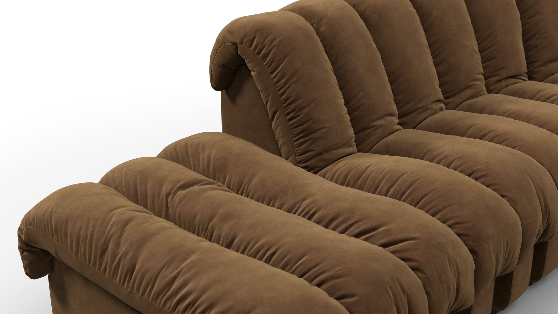 DS 600Brown Vegan Suede
