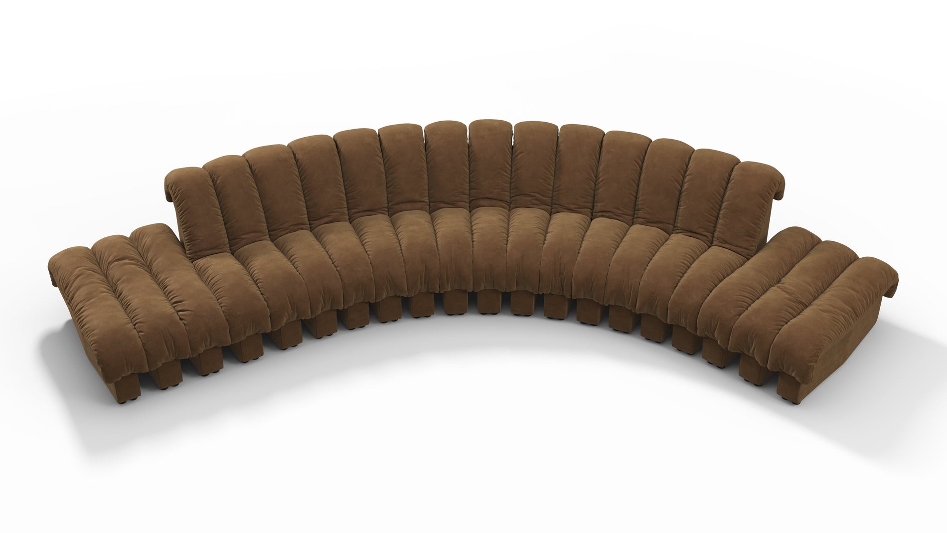 DS 600Brown Vegan Suede