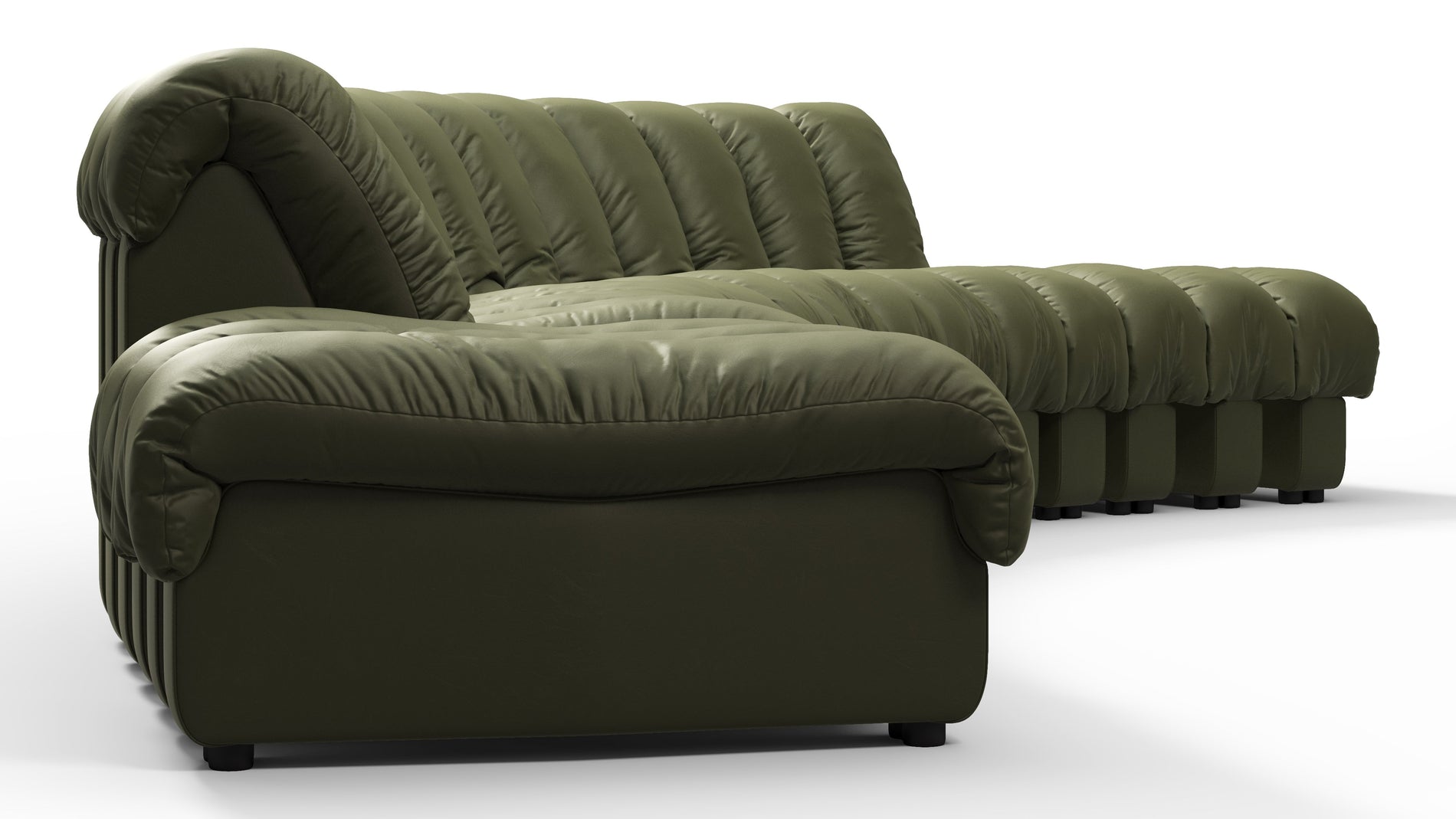 DS 600Deep Olive Vegan Leather