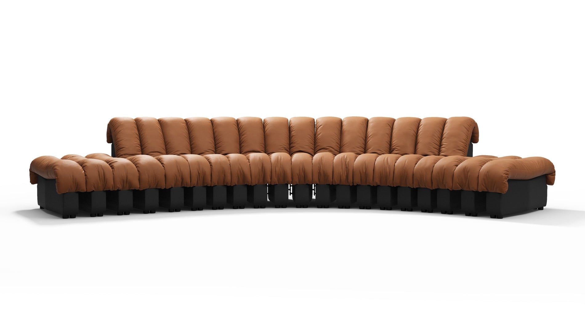 DS 600Vintage Tan and Black Vegan Leather