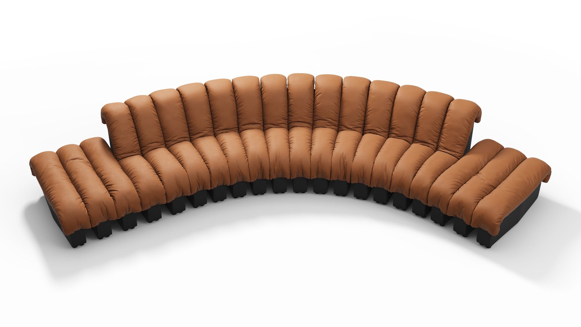 DS 600Vintage Tan and Black Vegan Leather