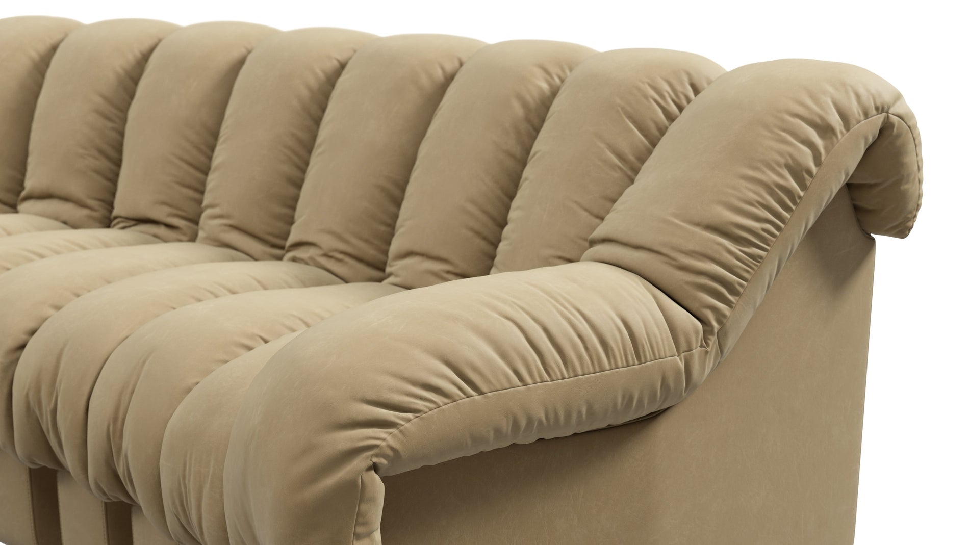 DS 600Beige Vegan Leather