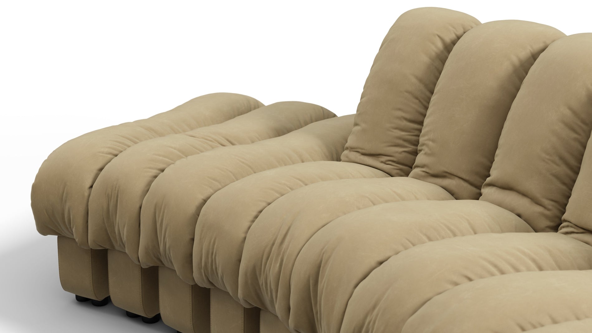 DS 600Beige Vegan Leather