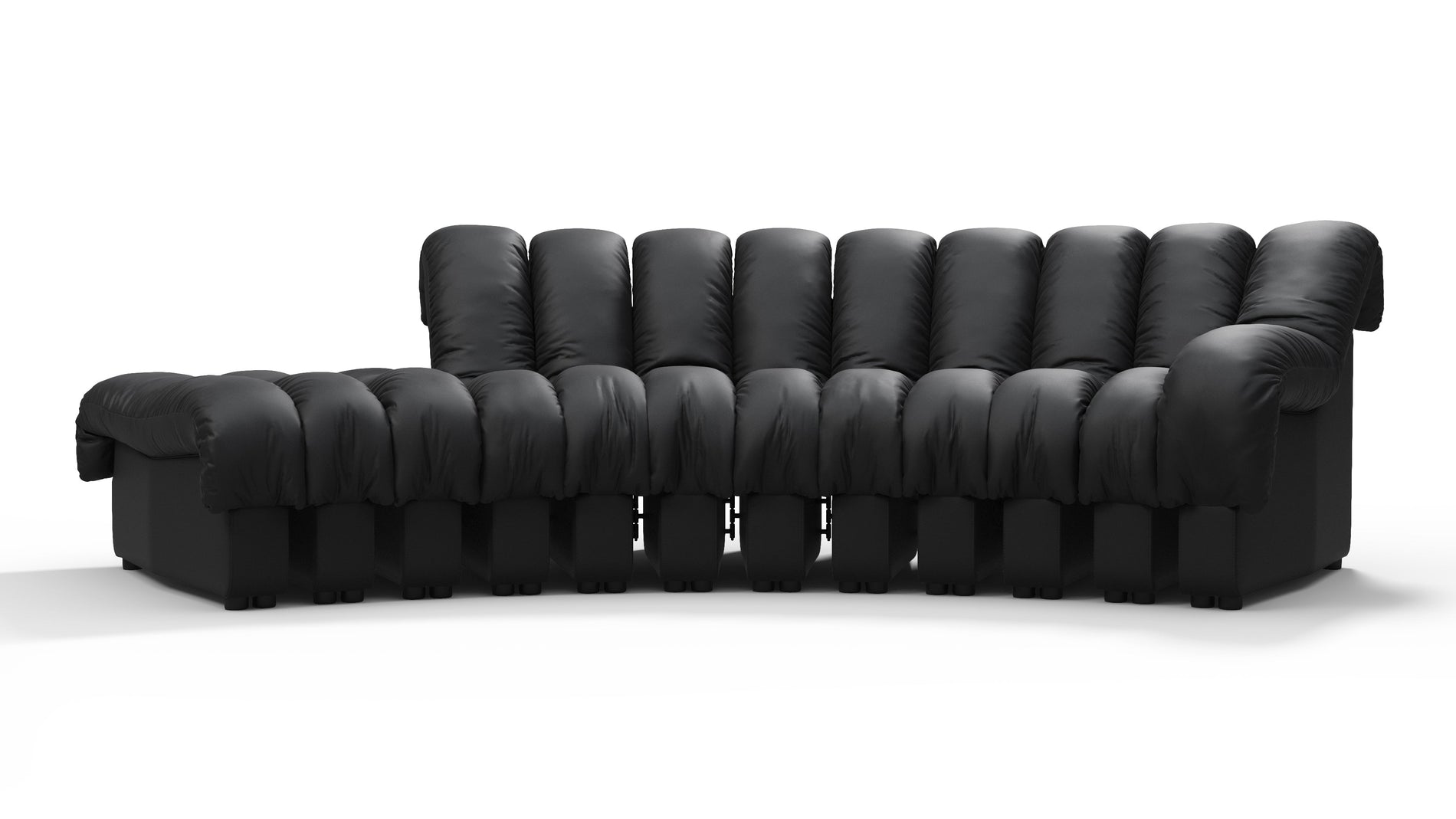DS 600Black Vegan Leather