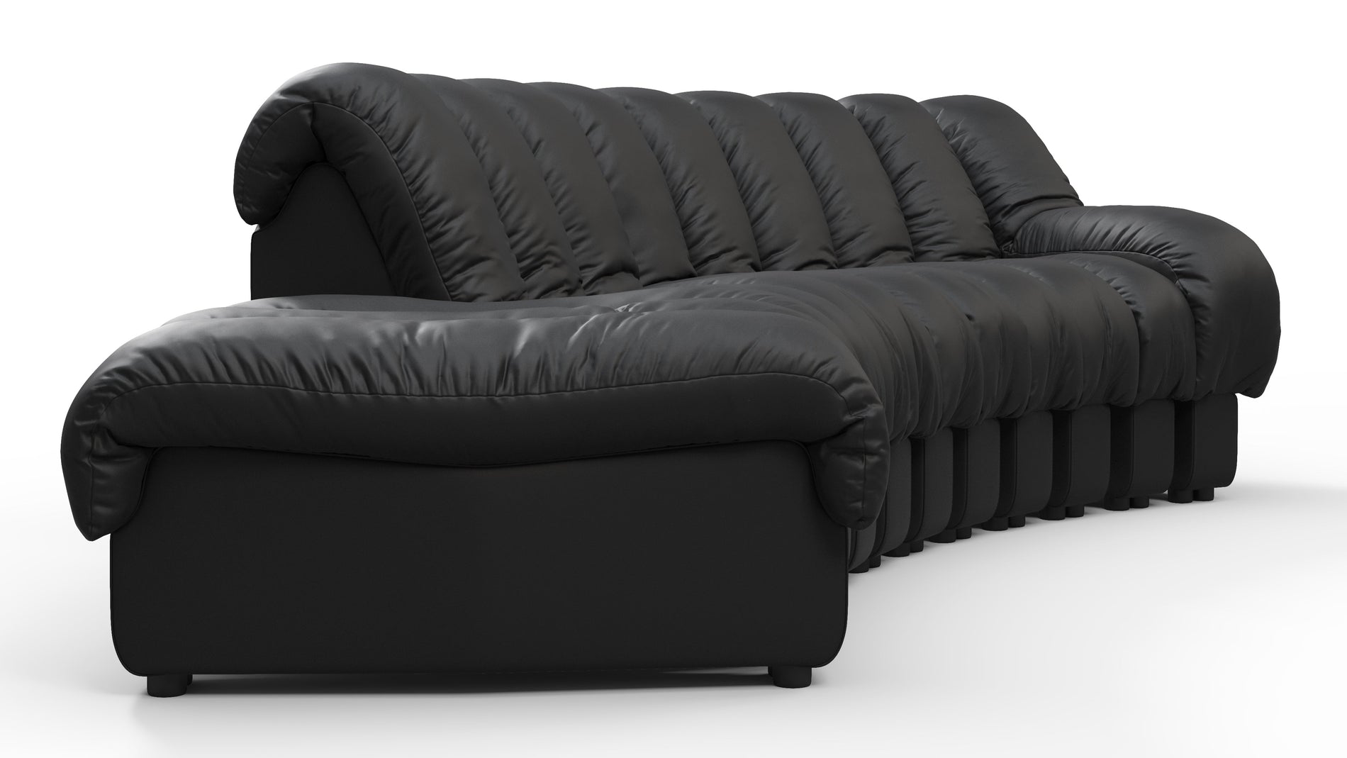 DS 600Black Vegan Leather