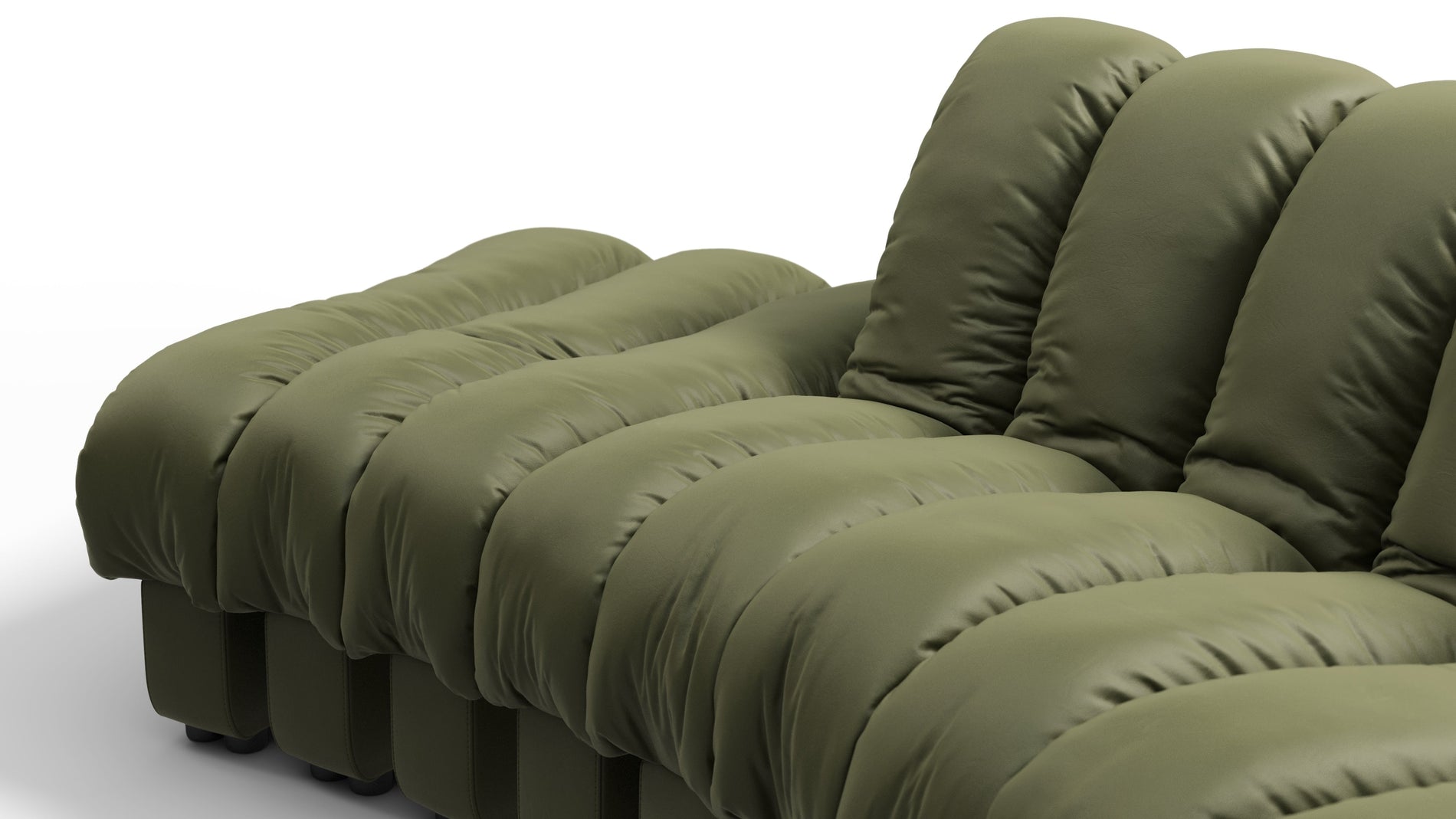 DS 600Deep Olive Vegan Leather