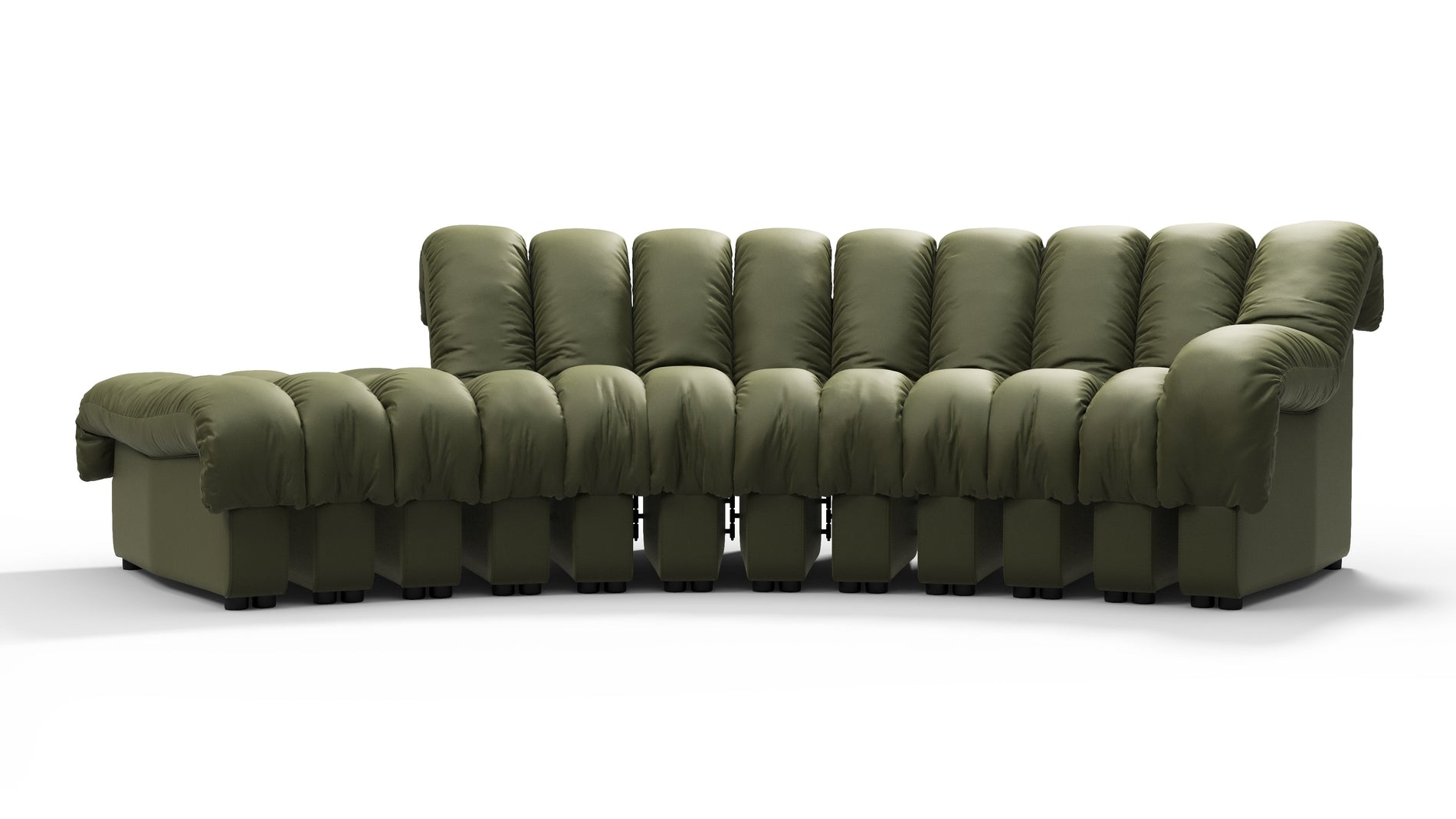 DS 600Deep Olive Vegan Leather