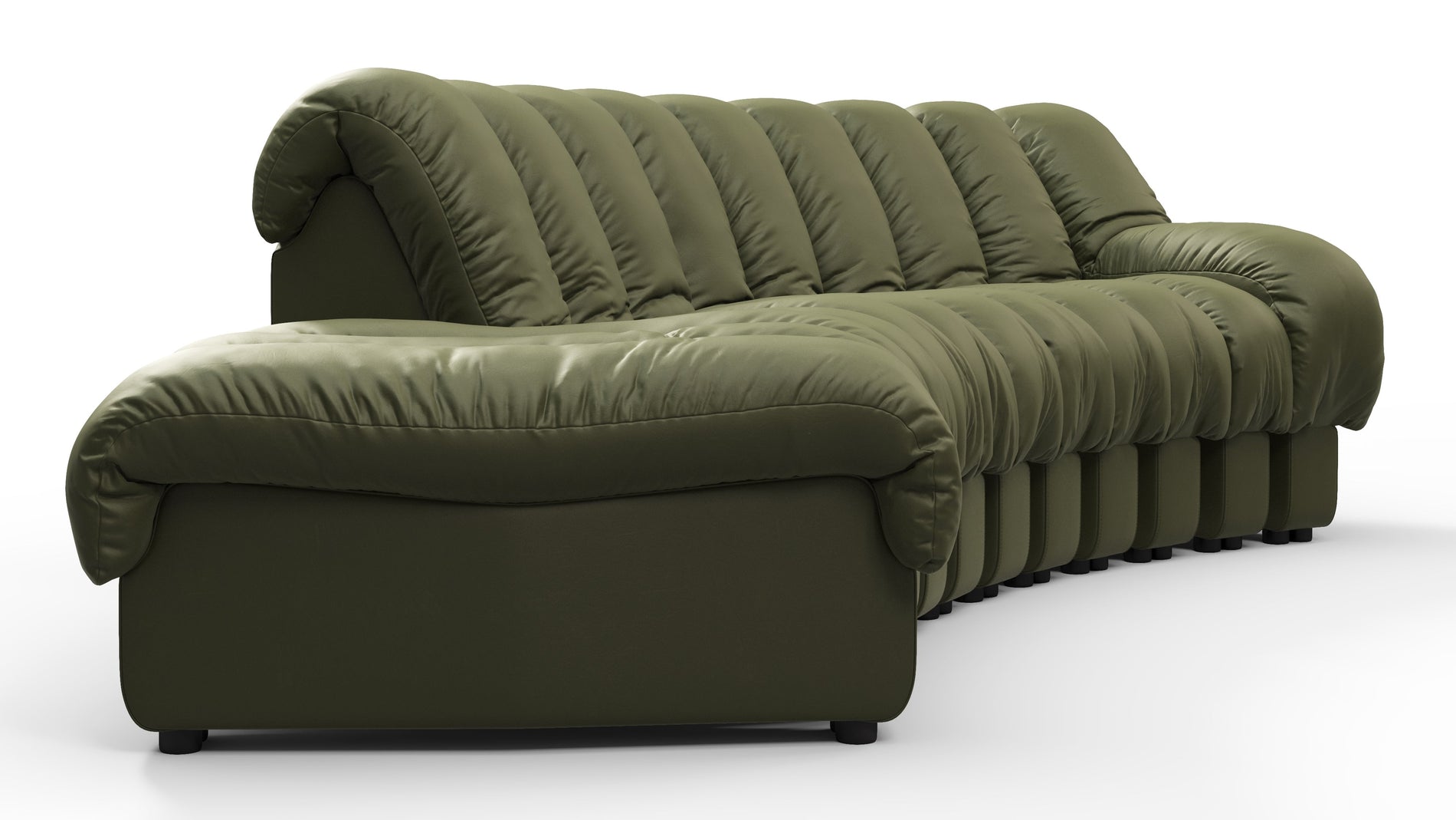 DS 600Deep Olive Vegan Leather