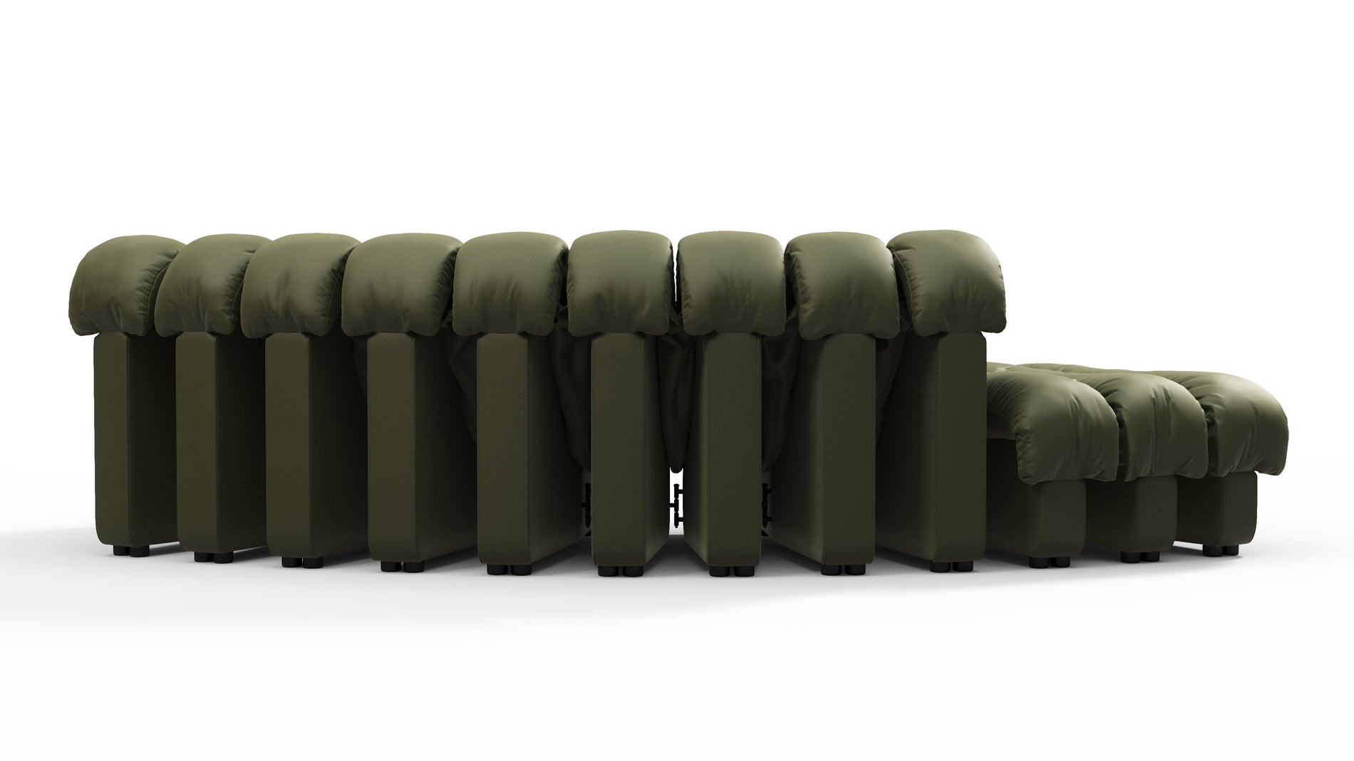 DS 600Deep Olive Vegan Leather
